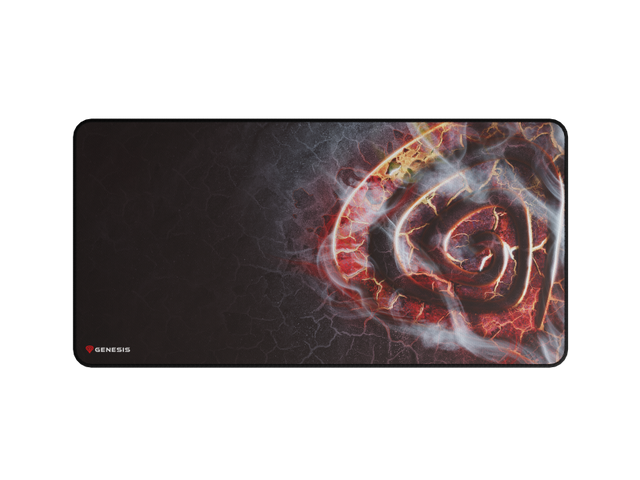 Mousepad Genesis Carbon 500 Maxi Lava G2, material cauciuc + material textil, dimensiuni 900 x 450 x 2.5 mm, multicolor