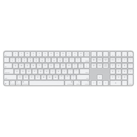 Apple Magic Keyboard (2024) w Touch ID and Numeric Keypad - US English - White Keys