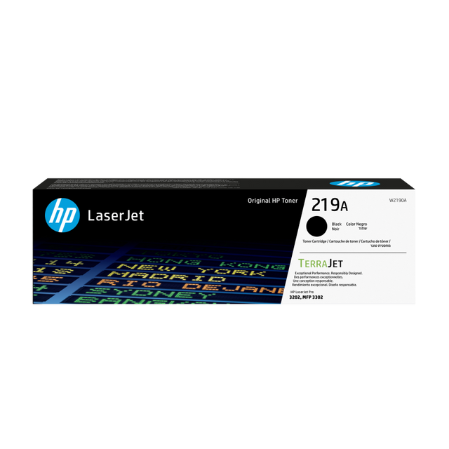 Toner HP W2190A  black,1.3 k, nr 219A,HP LaserJet Pro 3201,3204, 3288, 3302