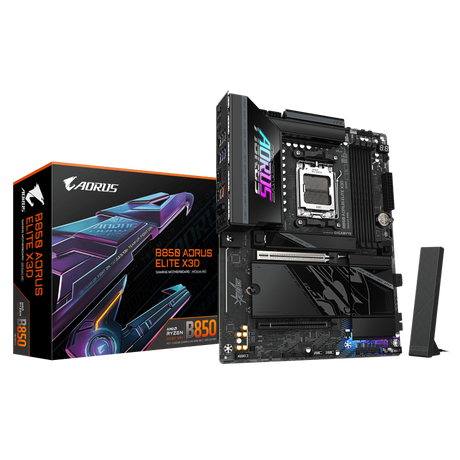 Placa de baza Gigabyte B850 AORUS ELITE X3D, Socket AM5, DDR5, ATX