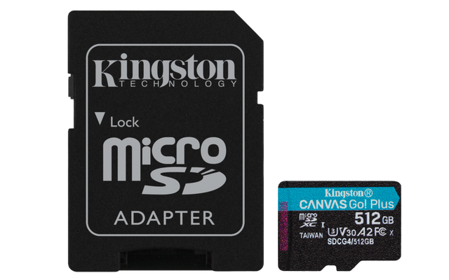 Card de Memorie Kingston 512GB Canvas Go! Plus CL10