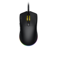 Mouse gaming cu fir Hator Pulsar 3, conectivitate USB, polling rate pana la 1000Hz, senzor Optical PixArt PMW 3311, rezolutie maxima 12000 DPI, switch HATOR® Optical 100M, iluminare RGB 16.8M culori, side switch Kailh 3M, negru