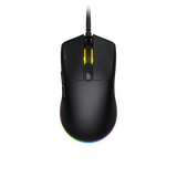 Mouse gaming cu fir Hator Pulsar 3, conectivitate USB, polling rate pana la 1000Hz, senzor Optical PixArt PMW 3311, rezolutie maxima 12000 DPI, switch HATOR® Optical 100M, iluminare RGB 16.8M culori, side switch Kailh 3M, negru