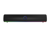 Soundbar GENESIS HELIUM 312BT 2.0, putere 10W, lungime cablu 150cm, frecventa raspuns 100 - 20000 Hz, iluminare multicolor, interfata USB-A, negru