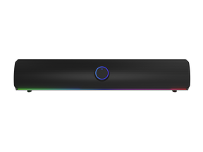 Soundbar GENESIS HELIUM 312BT 2.0, putere 10W, lungime cablu 150cm, frecventa raspuns 100 - 20000 Hz, iluminare multicolor, interfata USB-A, negru