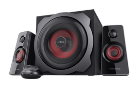 Boxe Trust GXT 38 TYTAN 2.1, intrare audio 3.5 mm, Line-in, putere 120 W, frecventa raspuns 20 Hz, 20.000 Hz, negru