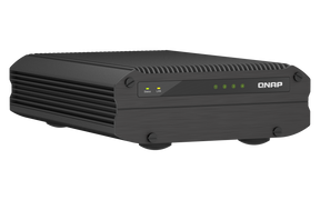 NAS QNAP I410X 4-Bay, CPU Intel® Atom® x6425E 4-core/4-thread Processor, RAM onboard 8GB (not expandable), 2.5" SATA SSD 6Gbps HDD (neincluse), LAN: 10 x 2.5GbE, Desktop, Adapter, garantie 3 ani