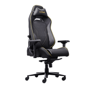 Scaun gaming Trust GXT 721 Ruya Pro Premium, iluminare RGB, 5 roti, ridicare pe gaz clasa 4, adjustabil pe inaltime, material piele PU, greutate maxima suportata 150 kg, negru