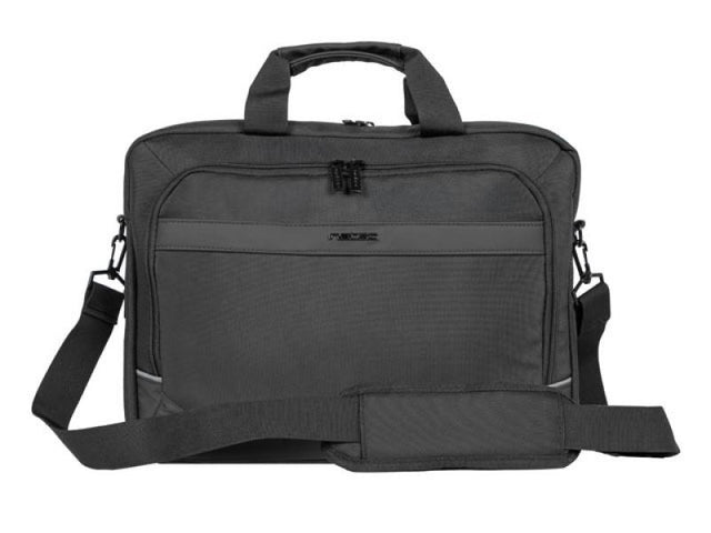 Geanta laptop Natec Kudu, compatibilitate dimensiune laptop 15.6", 2 compartimente, material Polyester 1680D, negru