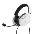 Casti Trust cu fir GXT 489W Fayzo, material ABS, lungime cablu detasabil 120cm, conector 3.5mm, frecventa raspuns 20 Hz, 20.000 Hz, senzivitate 100 dB, sunet stereo, microfon omnidirectional, senzor electret, alb