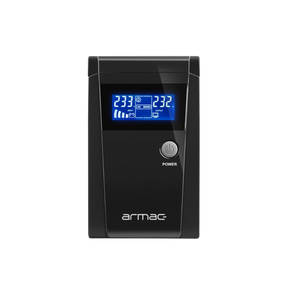 UPS ARMAC OFFICE O/850F/LCD LINE-INTERACTIVE 850VA 2X SCHUKO OUTLETS USB-B LCD METAL CASE