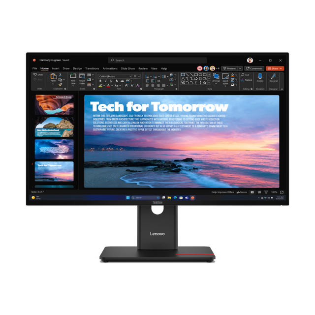 Monitor Consumer Lenovo ThinkVision T27QD-40, 27", 2560 x 1440 pixeli, Black, 2 ani Garantie