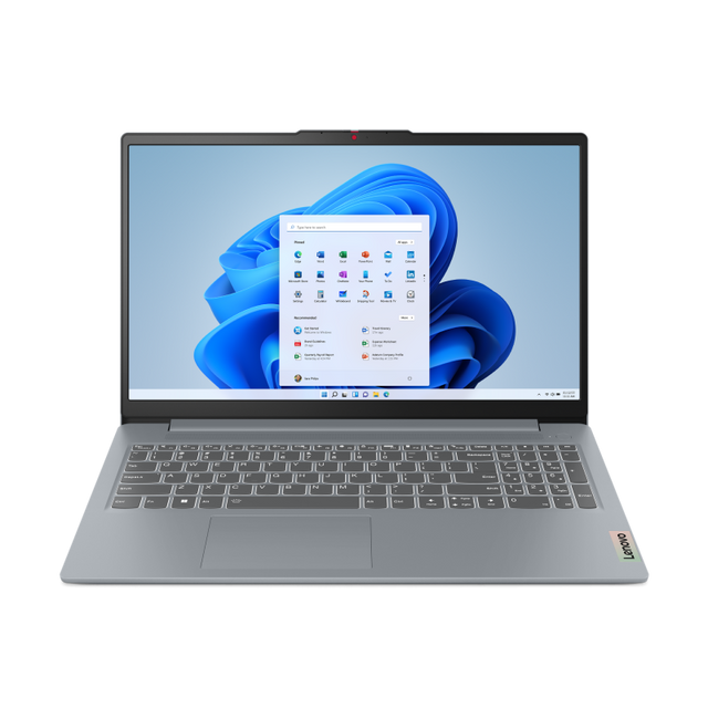 Notebook Consumer Lenovo IdeaPad Slim 3 15AMN8, cu procesor AMD Ryzen 5 40, 15.6'' IPS, 16 GB LPDDR5, 512 GB SSD, AMD Radeon 610M, Fr OS