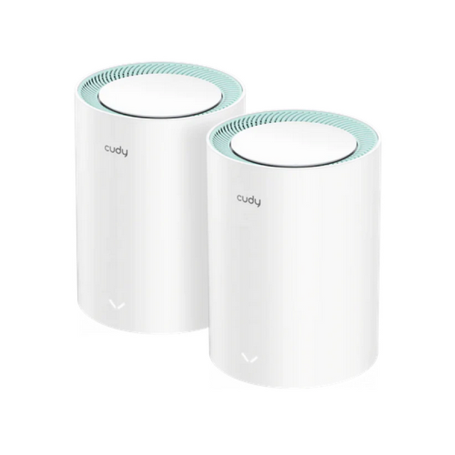 WiFi range extender Cudy M1500 (2 pcs.), WiFi standard: WiFi 6, Ports: 3 x Gigabit RJ45, Speed 5GHz: 1201 Mbps