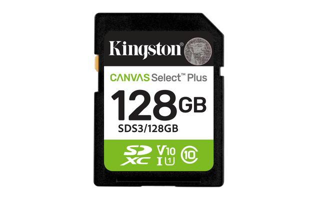 Card de Memorie SDXC Kingston,128GB,Canvas Select Plus