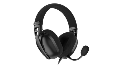 Casti gaming cu fir Hator Hyperpunk 3 , material membrana PET, frecventa raspuns 10Hz-44kHz, impendanta 16Ω, sensibilitate 115dB, conectivitate 3,5mm analog, microfon detasabil unidirectional, sensibilitate -38 ±3dB, negru
