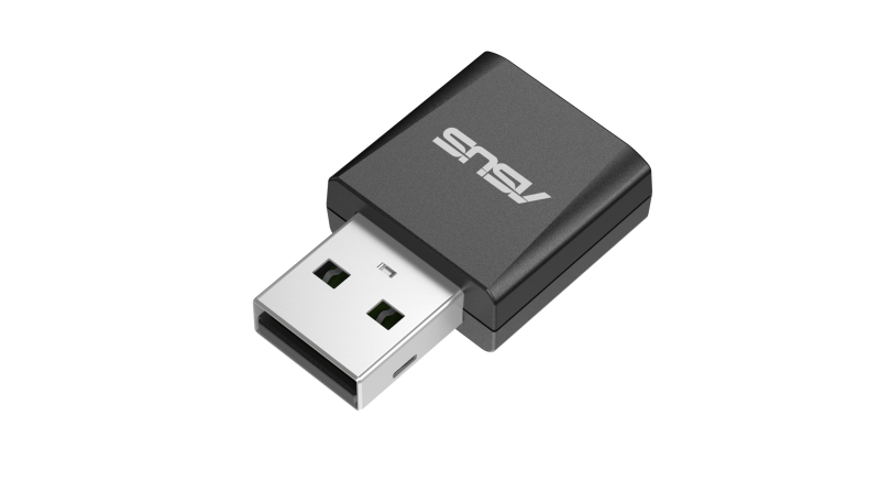 Asus Tri-band WiFi 7 Nano USB Adapter, 6GHz band, support 4096-QAM, Plug and play, Compatible with Windows® 10 & 11