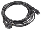 Cablu alimentare CEE 7/7  IEC 320 C13 10 m VDE negru