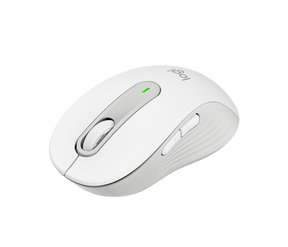 Mouse wireless Logitech Signature M650, rezolutie 2000 DPI, dimensiuni 10.71 x 6.18 x 3.78 cm, alb