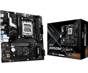 Placa de baza ASRock B850M-X R2.0, Socket AM5, DDR5, Micro-ATX