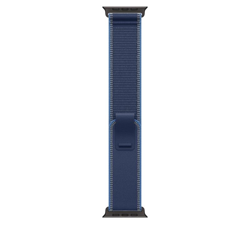 49mm Blue/Bright Blue Trail Loop - S/M - Black Titanium Finish