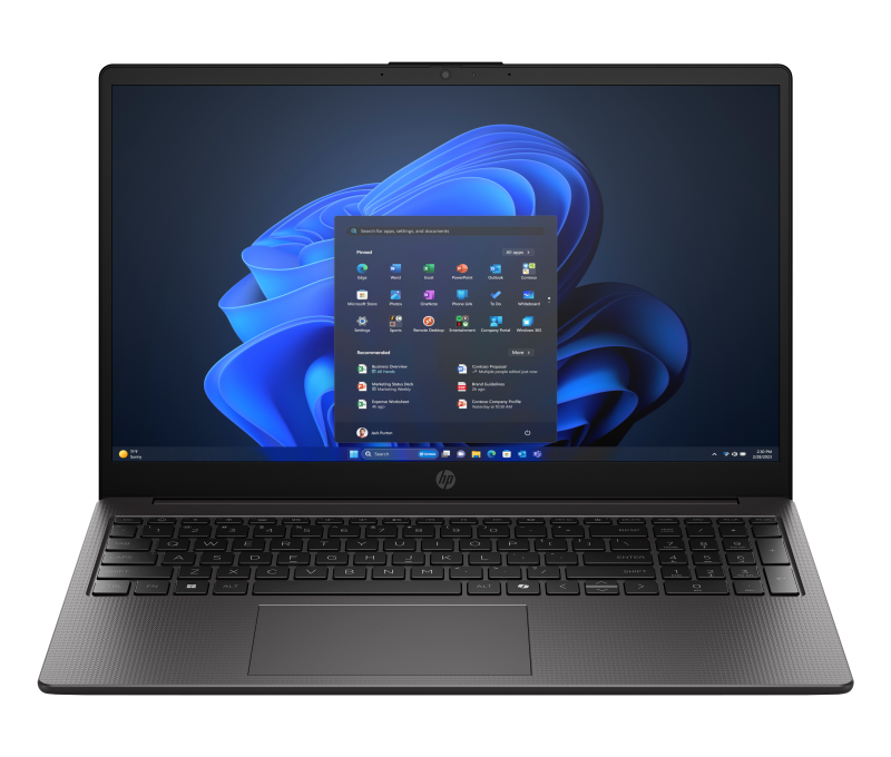 Notebook SMB HP 255R G10, cu procesor AMD Ryzen 5 7535U, 15.6'' IPS, 16 GB DDR5 4800MHz, 512 GB SSD, AMD Radeon 660M, Fr OS