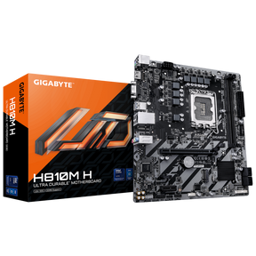 Placa de Baza GIGABYTE H810M H LGA1851, 2x DDR5, 1x HDMI 1x D-Sub, 1x PCIE 4.0 x16 1x PCIE 3.0 x1, 1x M.2, 4x SATA 6GB/s, mATX