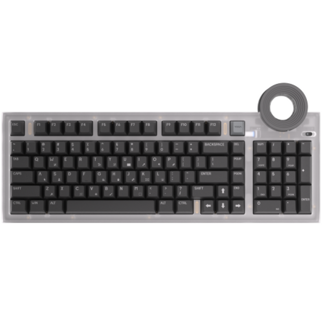 Tastatura Mecanica Lenovo Yoga Creative Keyboard AngryMiao Edition, RGB, USB, Gri