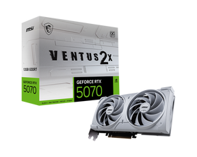 Placa video MSI GeForce RTX 5070 VENTUS 2X OC White, 12GB GDDR7, PCI Express 5.0, 192-bit