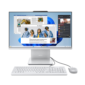 All-in-One Consumer Lenovo IdeaCentre AIO 24ARR9 cu procesor AMD Ryzen 5 7535HS pana la 4.55GHz, 24 inch, FHD, IPS, 16 GB DDR5, 1 TB SSD, AMD Radeon 660M, FreeDos, Gri