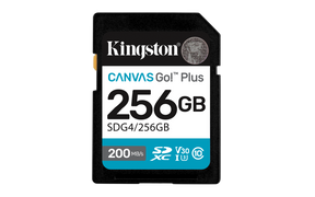 Card de Memorie SD Kingston 256GB Canvas GO PLUS CL10