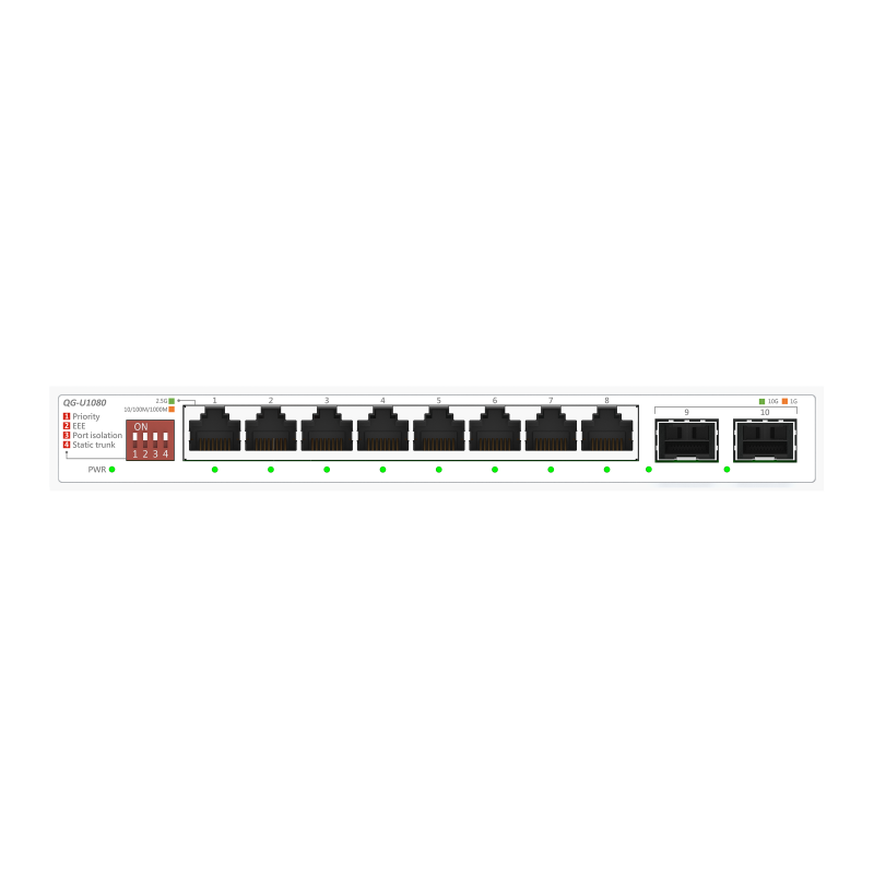 Switch ASUS QG-U1080, 2.5G, 8 porturi