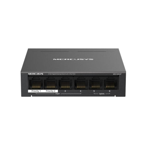 Ethernet Switch MERCUSYS MS106GP, Gigabit, Poe