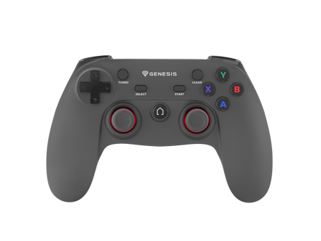 Controller wireless Genesis Mangan PV56, interfata 2.4 GHz, numar butoane 12, capacitate baterie 600 mAh, compatibilitate PC, PS3, negru