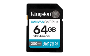Card de Memorie SDXC Kingston,64GB,Canvas GO Plus