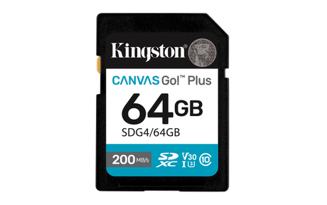 Card de Memorie SDXC Kingston,64GB,Canvas GO Plus