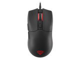 Mouse gaming cu fir Genesis Krypton 750, senzor optic Pixart PAW3333, interfata USB, rezolutie maxima 8000 DPI, numar butoane programabile 6, iluminare RGB, switch mecanic Huano, alb