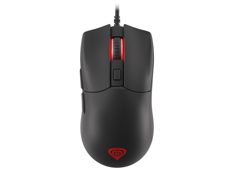 Mouse gaming cu fir Genesis Krypton 750, senzor optic Pixart PAW3333, interfata USB, rezolutie maxima 8000 DPI, numar butoane programabile 6, iluminare RGB, switch mecanic Huano, alb