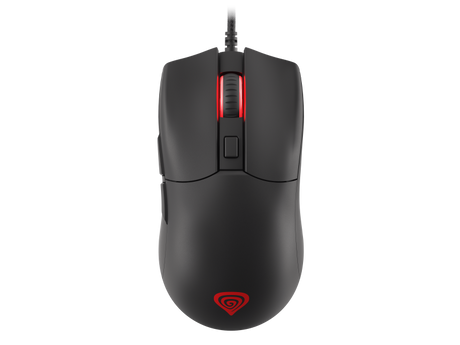 Mouse gaming cu fir Genesis Krypton 750, senzor optic Pixart PAW3333, interfata USB, rezolutie maxima 8000 DPI, numar butoane programabile 6, iluminare RGB, switch mecanic Huano, alb