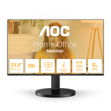 Monitor Consumer AOC 24B3CF2, 23.8", 1920 x 1080 pixeli, Black, 3 ani Garantie