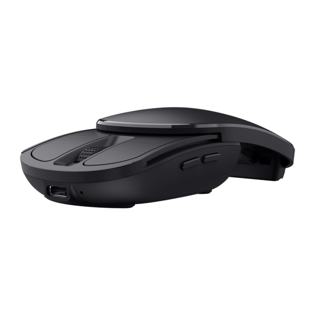 Mouse Trust Zylo Pocket Foldable, rezolutie maxima 2400 DPI, negru