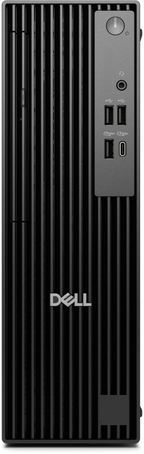 Dell Pro Slim QCS1255, 180W Bronze PSU, ENERGY STAR Qualified, EPEAT Silver with Climate+, AMD Ryzen(TM) 3 8300G (4 cores, up to 4.9GHz), Integrated Graphics, 8 GB: 1 x 8 GB, DDR5, up to 4800 MT/s, non-ECC, 512GB SSD, Internal speaker, Internal WiFi Antenna, No Optical Drive, MediaTek Wi-Fi 6