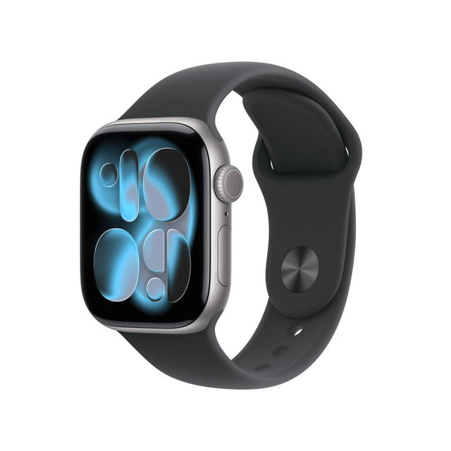 Apple Watch Series 11 GPS 42mm Space Grey Aluminium Case with Black Sport Band - S/M