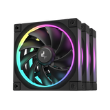 Ventilatoare DEEPCOOL FL12-3in1 120mm, CFM 55, presiune 2.82 mmAq, viteza de rotatie 500-2150 RPM +/- 10%