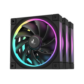 Ventilatoare DEEPCOOL FL12-3in1 120mm, CFM 55, presiune 2.82 mmAq, viteza de rotatie 500-2150 RPM +/- 10%