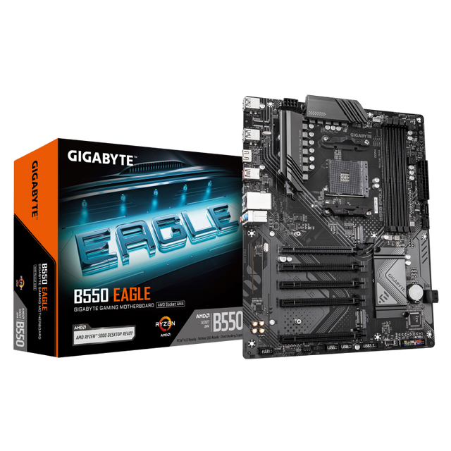 Placa de baza Gigabyte B550 EAGLE, Socket AM4, DDR4, ATX