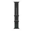 49mm Black Ocean Band - Natural Titanium Finish