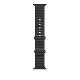 49mm Black Ocean Band - Natural Titanium Finish