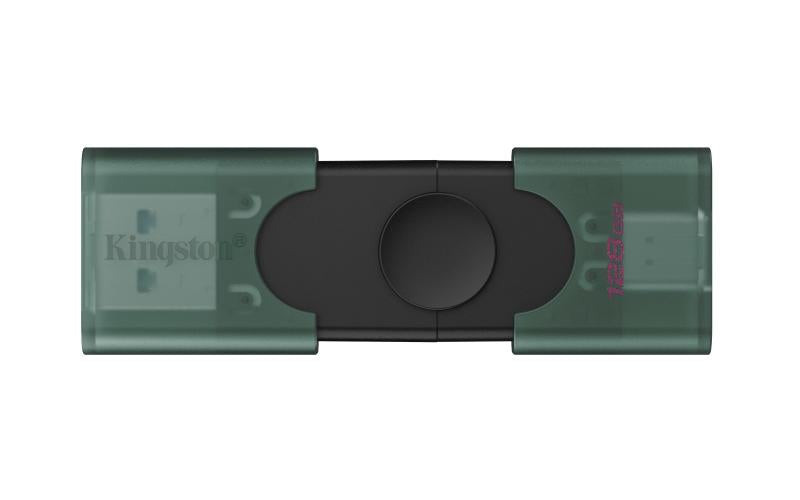 Memorie USB Flash Drive Kingston 128GB USB 3.2 USB-A USB-C DT Elite G2