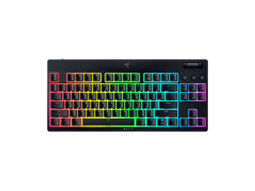 Tastatura mecanica wireless Razer Blackwidow V4 Low profile HyperSpeed TKL, switch Razer™ Low-profile Mechanical Switches (Yellow Linear Switch), 110 taste, iluminare Razer™ Chroma RGB, negru